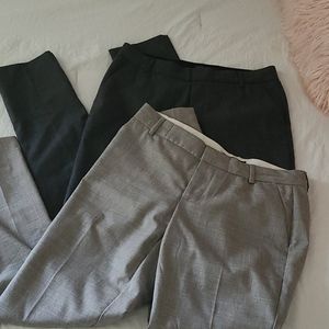 2 prs banana republic dress pants